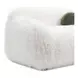Darwen White 84" Sofa with Pillow