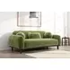Mellone Olive Green 84" Sofa with Pillows