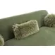 Mellone Olive Green 84" Sofa with Pillows