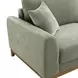 Watton Olive Green 84" Sofa with Pillows