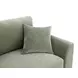 Watton Olive Green 84" Sofa with Pillows