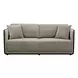 Benilde Taupe Living Room Set with Pillows