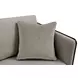 Benilde Taupe 85" Sofa with Pillows
