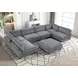 Dagenham Gray 178" Modular Sectional