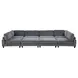 Dagenham Gray 178" Modular Sectional with Sleeper