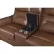 Terentius Caramel Brown Power Reclining Living Room Set with Storage