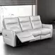 Terentius Taupe 86" Power Reclining Sofa with Storage