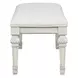 Stella Mia Creamy White Accent Bench