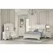 Stella Mia Creamy White King Panel Bed