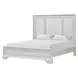 Stella Mia Creamy White King Panel Bed