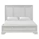 Stella Mia Creamy White King Panel Bed
