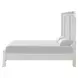 Stella Mia Creamy White King Panel Bed