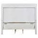 Stella Mia Creamy White King Panel Bed