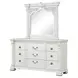 Promenade Wire Brushed White 9 Drawer Dresser