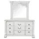 Promenade Wire Brushed White 9 Drawer Dresser