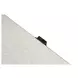 Promenade Wire Brushed White 3 Drawer Nightstand with USB Charging