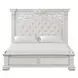 Promenade Wire Brushed White Queen Upholstered Panel Bed