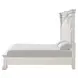 Promenade Wire Brushed White Queen Upholstered Panel Bed