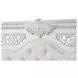 Promenade Wire Brushed White Queen Upholstered Panel Bed