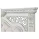 Promenade Wire Brushed White Queen Upholstered Panel Bed