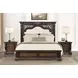 Promenade Espresso King Upholstered Panel Bed
