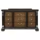 Promenade Espresso Upholstered Panel Bedroom Set