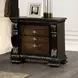 Promenade Espresso 3 Drawer Nightstand with USB Charging