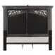 Promenade Espresso King Upholstered Panel Bed
