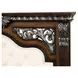 Promenade Espresso King Upholstered Panel Bed