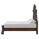Leovanni Dark Brown Queen Upholstered Panel Bed