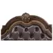 Leovanni Dark Brown Queen Upholstered Panel Bed