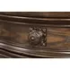 Leovanni Dark Brown 3 Drawer Nightstand with USB Charging