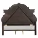 Leovanni Dark Brown Queen Panel Bed