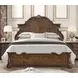 Leovanni Dark Brown Queen Panel Bed