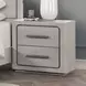Crowthorne White Oak 2 Drawer Nightstand with USB Charging