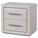 Crowthorne White Oak 2 Drawer Nightstand with USB Charging