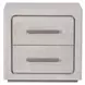 Crowthorne White Oak 2 Drawer Nightstand with USB Charging