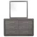 Crowthorne Warm Gray 6 Drawer Dresser