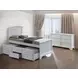 Fanton White Twin Captain Bed