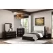 Osterley Black 2 Drawer Nightstand