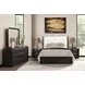 Osterley Black 2 Drawer Nightstand
