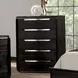 Osterley Black 5 Drawer Chest
