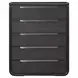 Osterley Black 5 Drawer Chest