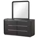 Osterley Black 6 Drawer Dresser