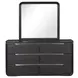 Osterley Black 6 Drawer Dresser