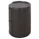 Osterley Black 2 Drawer Nightstand