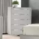 Osterley Light Gray 5 Drawer Chest