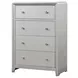 Bryne Champagne Panel Bedroom Set with LED Light
