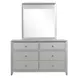 Bryne Champagne 6 Drawer Dresser