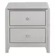 Bryne Champagne Panel Bedroom Set with LED Light